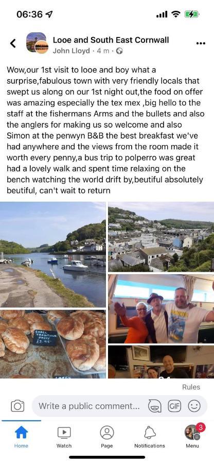 Penwyn Bed And Breakfast Looe Dış mekan fotoğraf